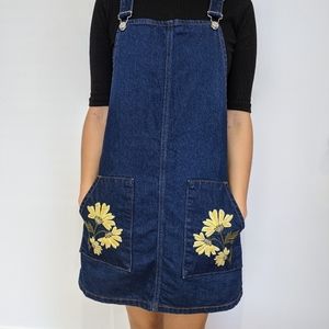 Topshop overall dress